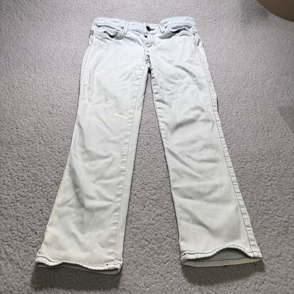 Rich & Skinny It's a Feeling Jeans Light Blue Denim Size 28 Women's Pocket‎ Zip